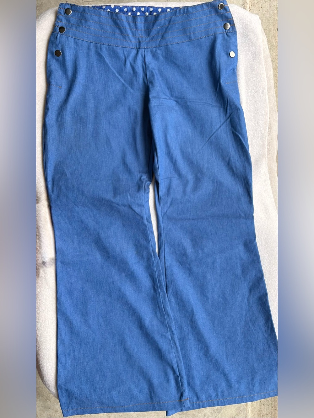 Kids Blue Pull-On Casual Bottoms